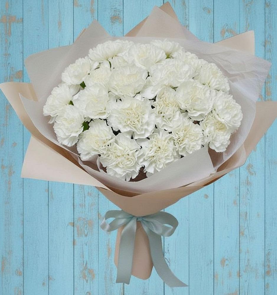 Букет цветов из: Гвоздики в Трудобеликовский