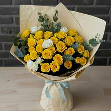 Букет цветов из:  Розы #REPLACE_PRED# Трудобеликовский