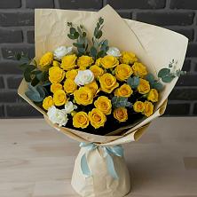 Букет цветов из:  Розы в Трудобеликовский