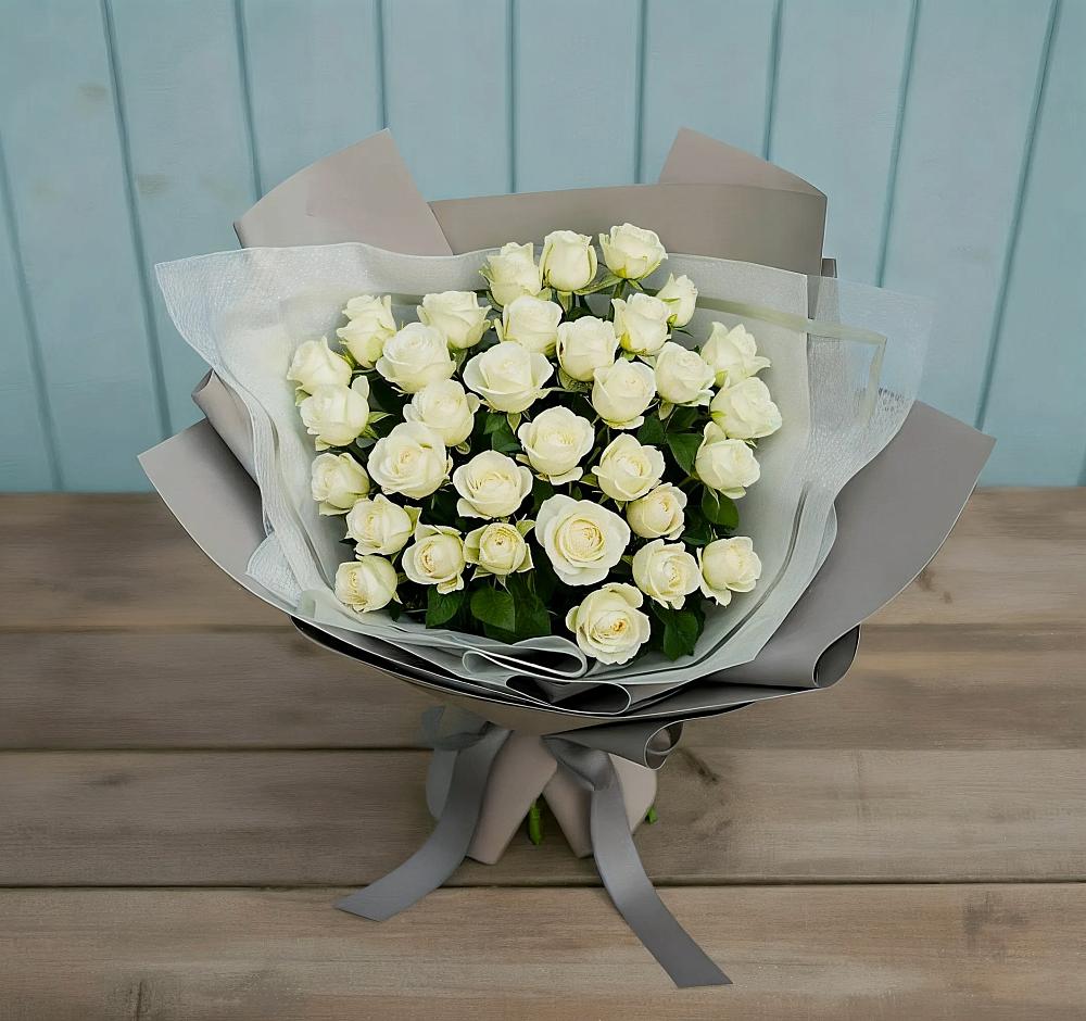 Букет Белоснежная нежность в Трудобеликовский