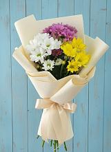 Букет цветов из:  Хризантемы #REPLACE_PRED# Трудобеликовский
