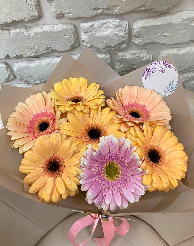 Букет цветов из: Герберы в Трудобеликовский