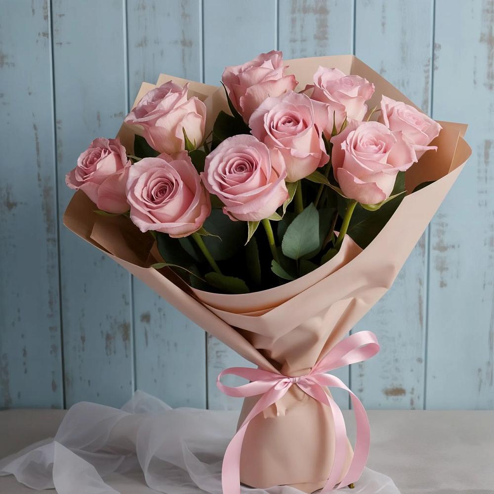 Букет цветов из: Розы в Трудобеликовский