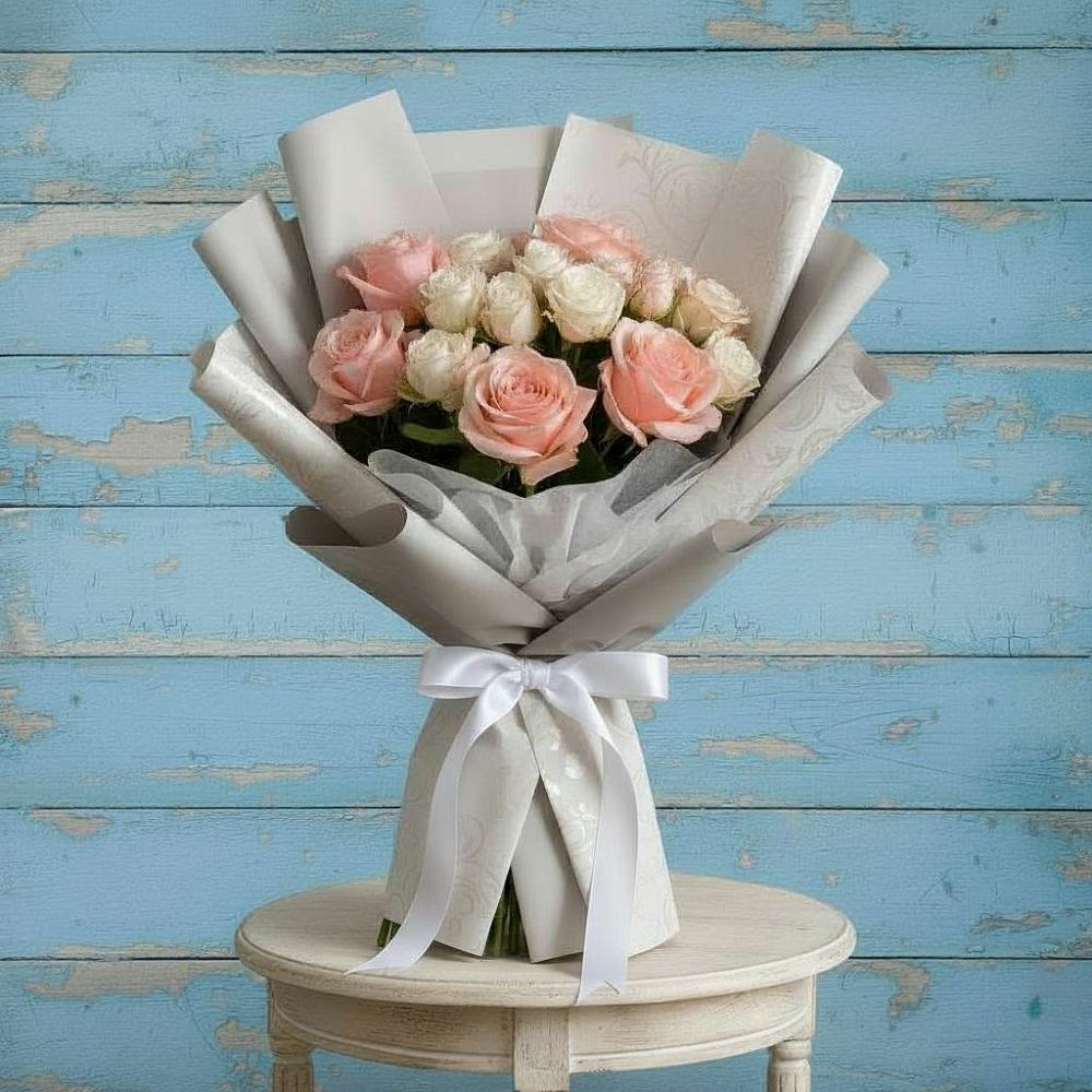 Букет цветов из: Розы в Трудобеликовский