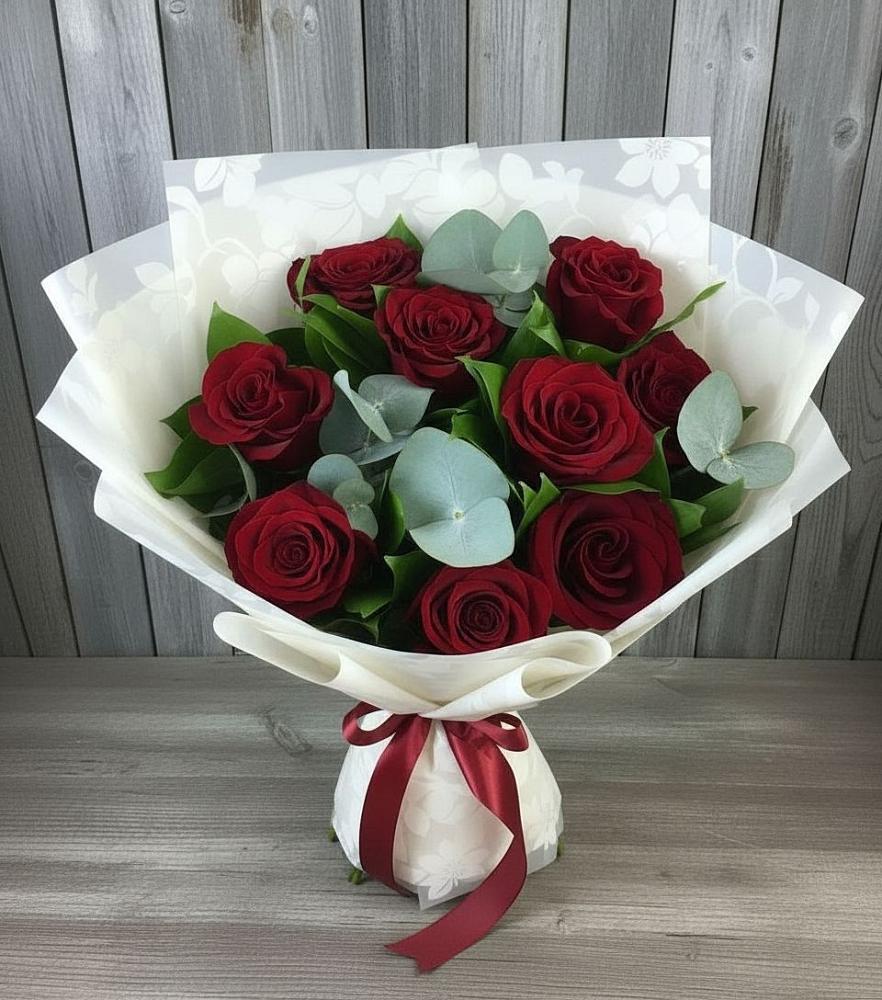 Букет цветов из: Розы в Трудобеликовский