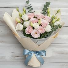 Букет цветов из:  Лизиантусы в Трудобеликовский