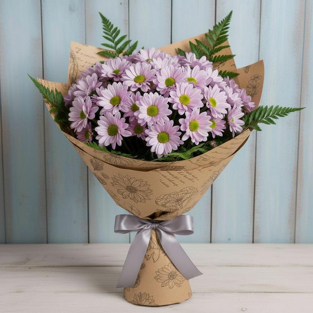 Букет цветов из: Хризантемы в Трудобеликовский