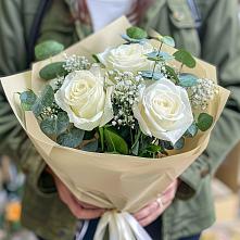 Букет цветов из:  Розы #REPLACE_PRED# Трудобеликовский