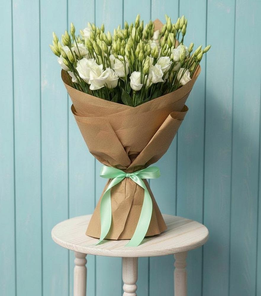 Букет цветов из: Лизиантусы в Трудобеликовский