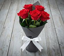 Букет 5 Красных роз Эдлесс Лав #REPLACE_PRED# Трудобеликовский