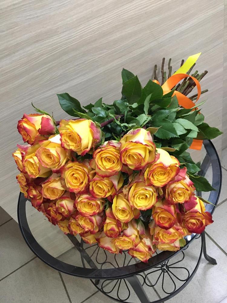 Букет Желтые розы в Трудобеликовский