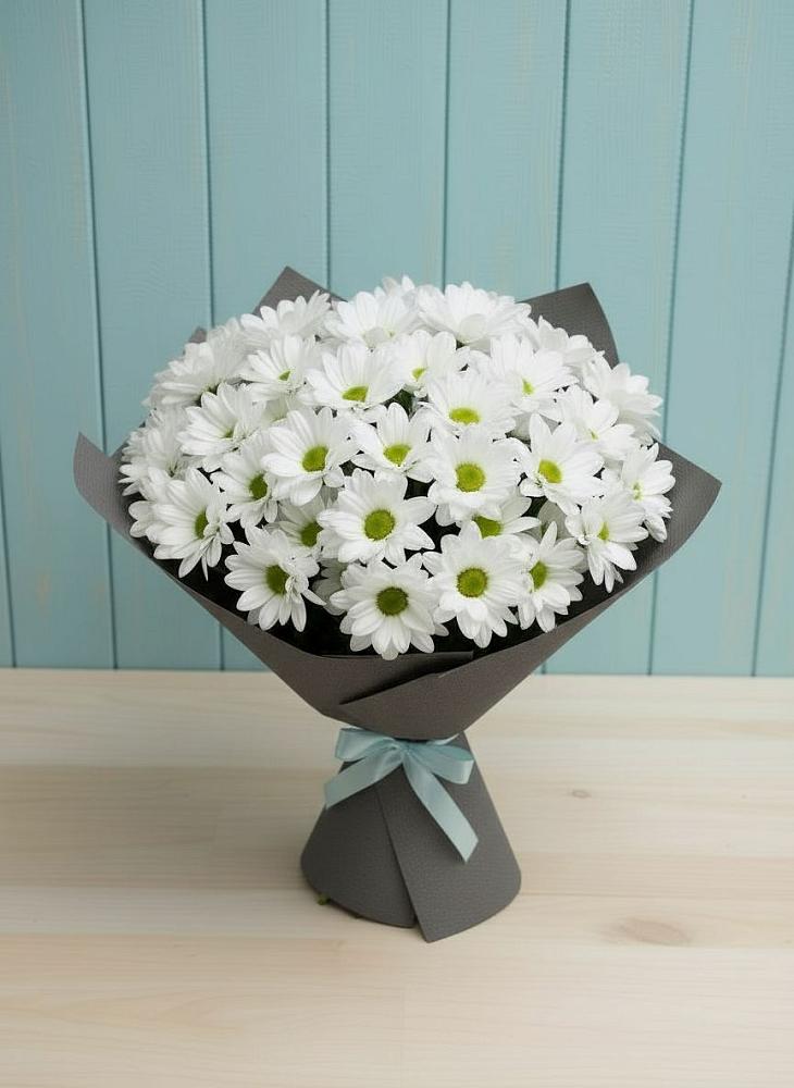 Букет цветов из: Хризантемы в Трудобеликовский