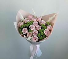 Букет цветов из:  Розы и Хризантемы #REPLACE_PRED# Трудобеликовский