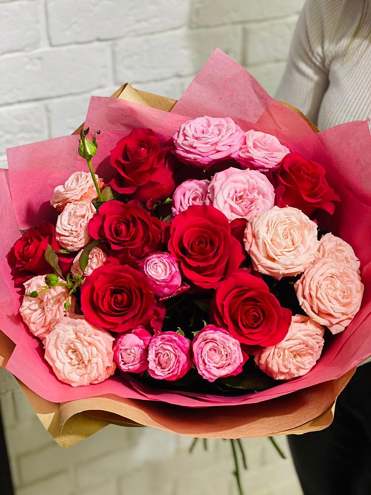 Букет цветов из: Розы в Трудобеликовский