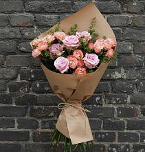 Букет цветов из:  Розы в Трудобеликовский
