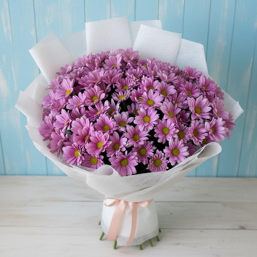 Букет цветов из: Хризантемы в Трудобеликовский