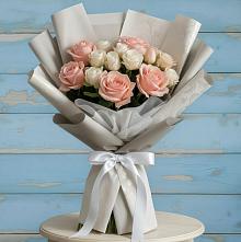 Букет цветов из:  Розы #REPLACE_PRED# Трудобеликовский
