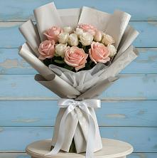Букет цветов из:  Розы в Трудобеликовский
