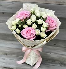 Букет цветов из:  Розы в Трудобеликовский