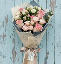 Букет цветов из:  Розы #REPLACE_PRED# Трудобеликовский