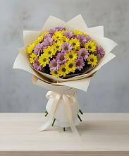 Букет цветов из:  Хризантемы в Трудобеликовский