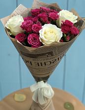 Букет цветов из:  Розы #REPLACE_PRED# Трудобеликовский