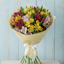 Букет цветов из:  Альстромерии в Трудобеликовский