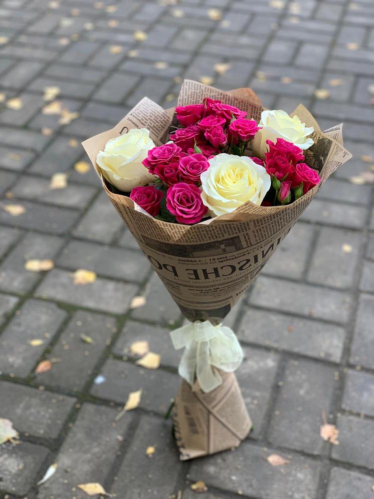 Букет цветов из: Розы в Трудобеликовский