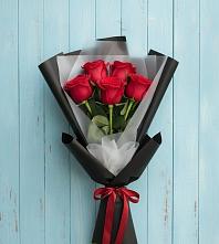 Букет цветов из:  Розы в Трудобеликовский