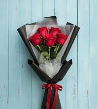 Букет цветов из:  Розы в Трудобеликовский