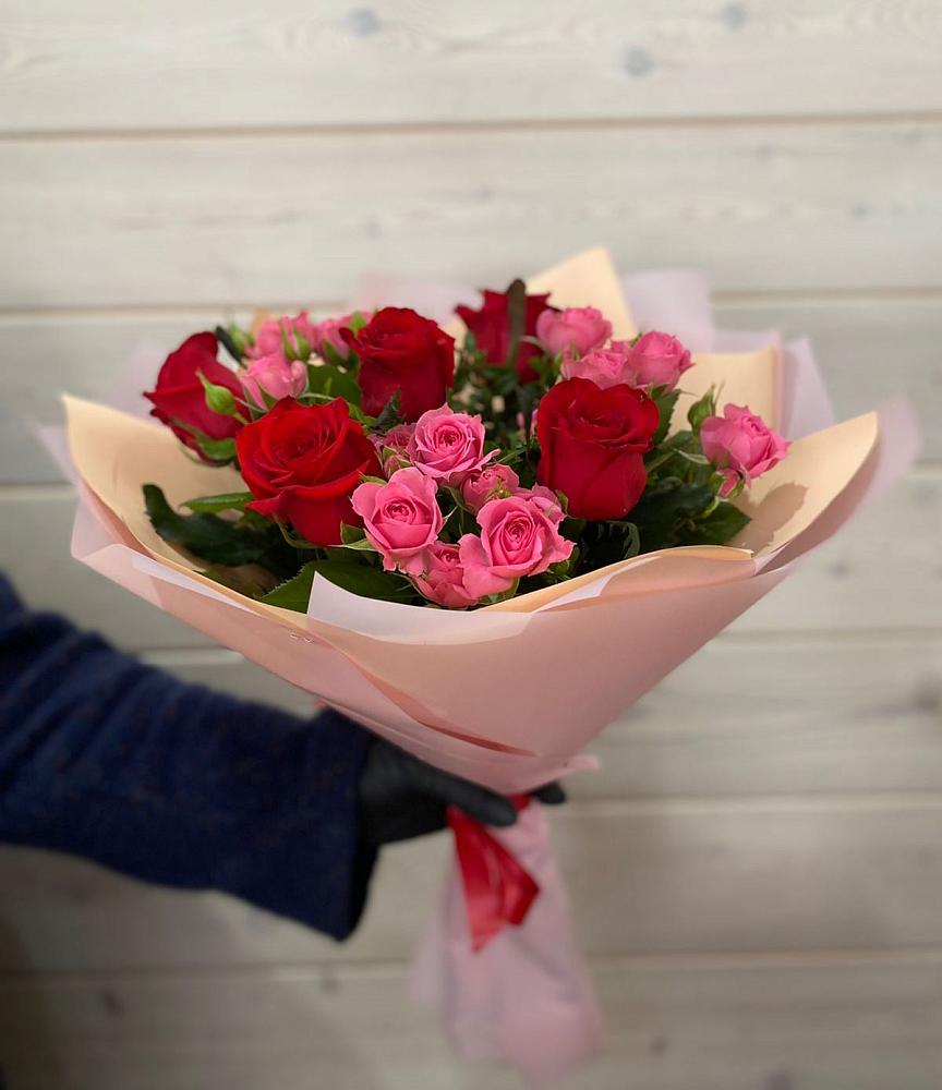 Букет цветов из: Розы в Трудобеликовский