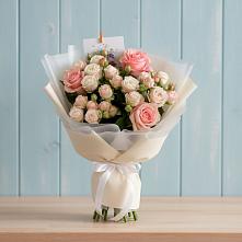 Букет цветов из:  Розы в Трудобеликовский