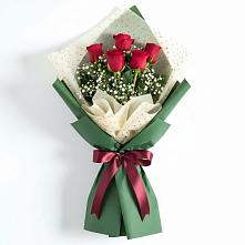 Букет цветов из:  Розы в Трудобеликовский
