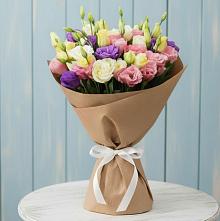 Букет цветов из:  Лизиантусы в Трудобеликовский